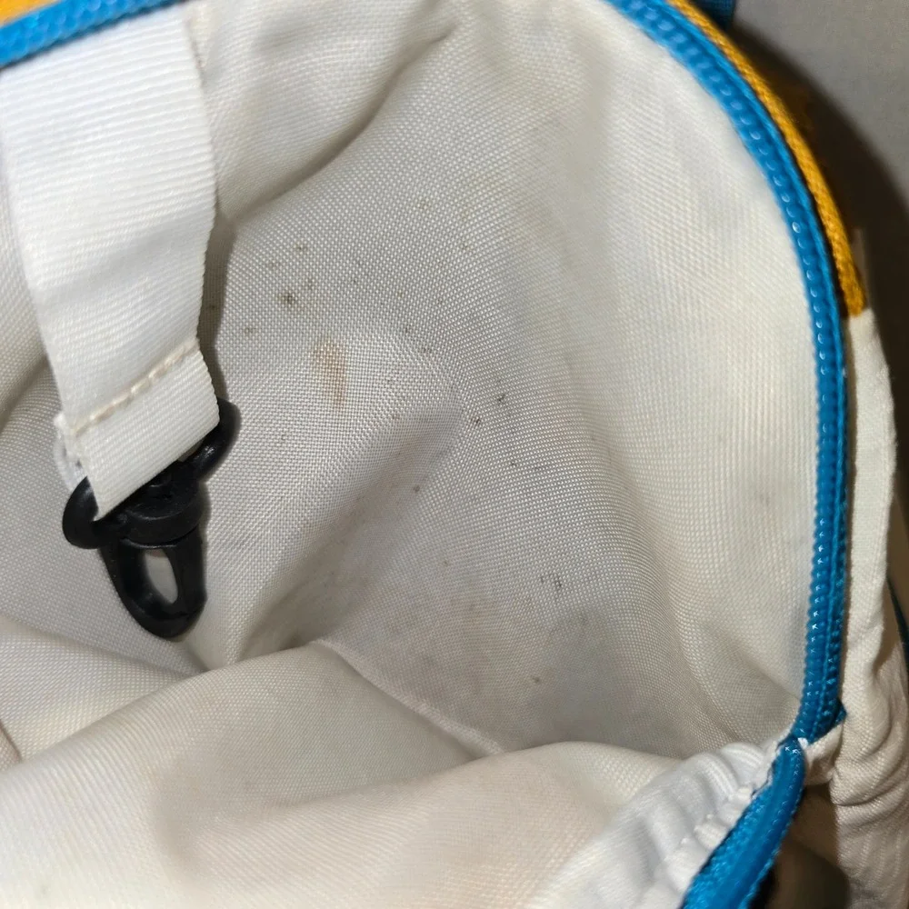 JanSport 8000M Challenge Backpack OS White Yellow Blue Technical Hiking